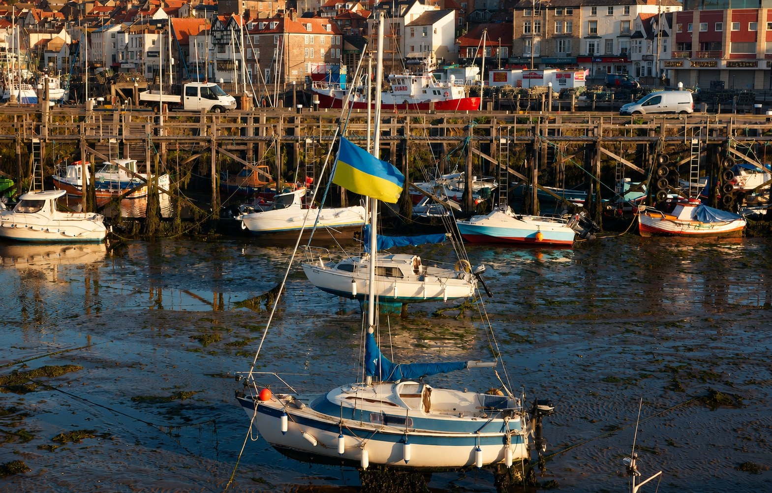 Fishing boats in the harbour
